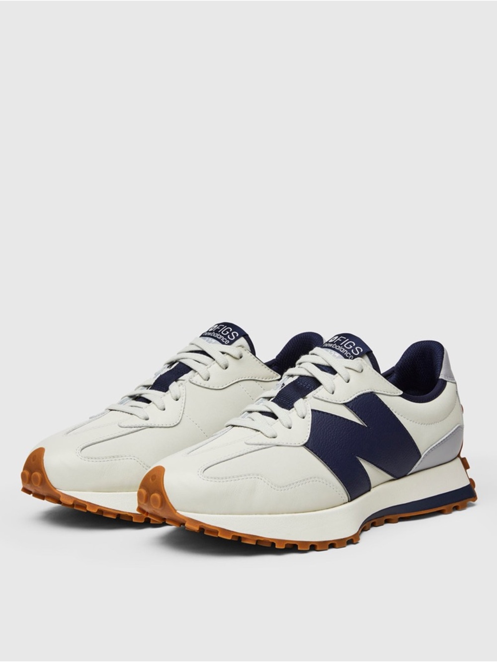 Unisex Grey/Navy FIGS New Balance 327
Men’s size 8/ Women’s size 9.5